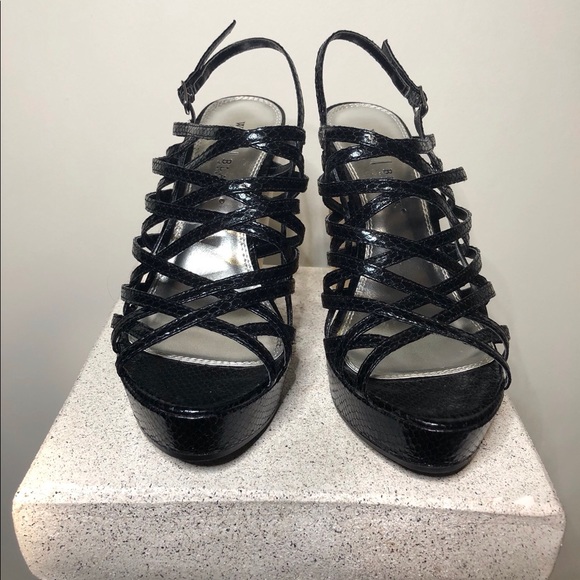 White House Black Market "Brandon" Snake Wedges - Picture 3 of 5
